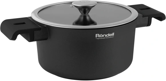 Кастрюля Rondell Modern RDA-1726 2.6л. d=20см (с крышкой) черный