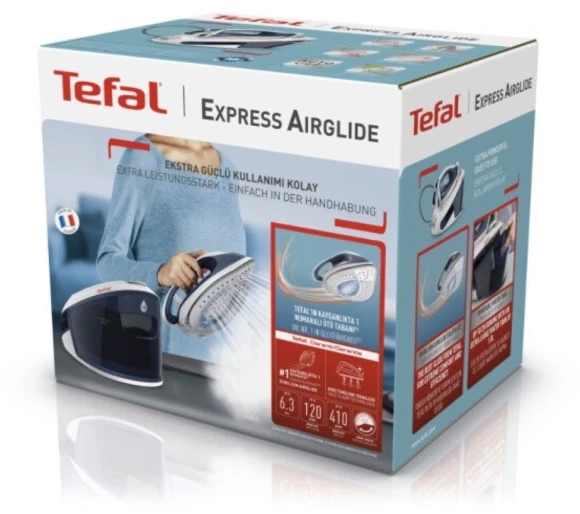 Парогенератор Tefal Express Anti-Calc SV8001E1 2380Вт синий/белый
