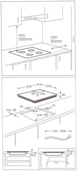 Варочная поверхность Electrolux EHF6240XXK черный Варочная поверхность Electrolux EHF6240XXK черный
