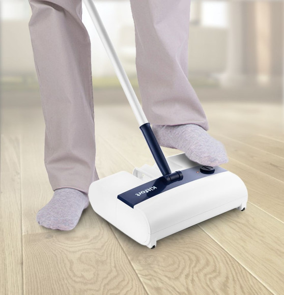 Пылесос-электровеник Kitfort КТ-558 10Вт белый/черный