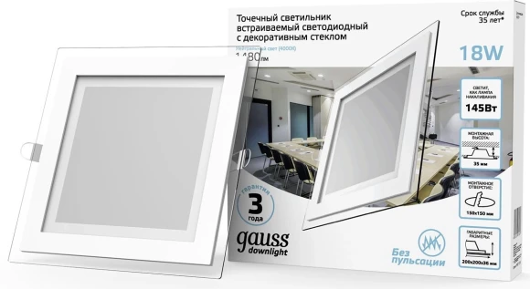 Лампа светодиодная Gauss Globe Elementary 30Вт цок.:E27 груша 220B св.свеч.бел.нейт. А67 (упак.:10шт) (73229)