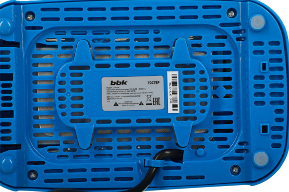 Тостер BBK TR81M 800Вт синий