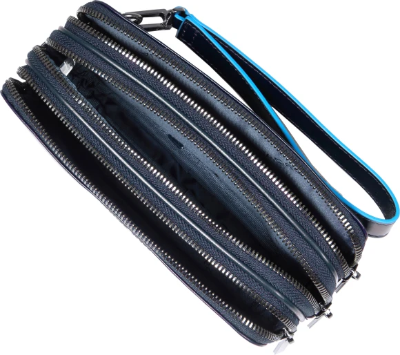 Клатч мужской Piquadro Blue Square AC2141B2R/BLU2 синий натур.кожа Клатч мужской Piquadro Blue Square AC2141B2R/BLU2 синий натур.кожа