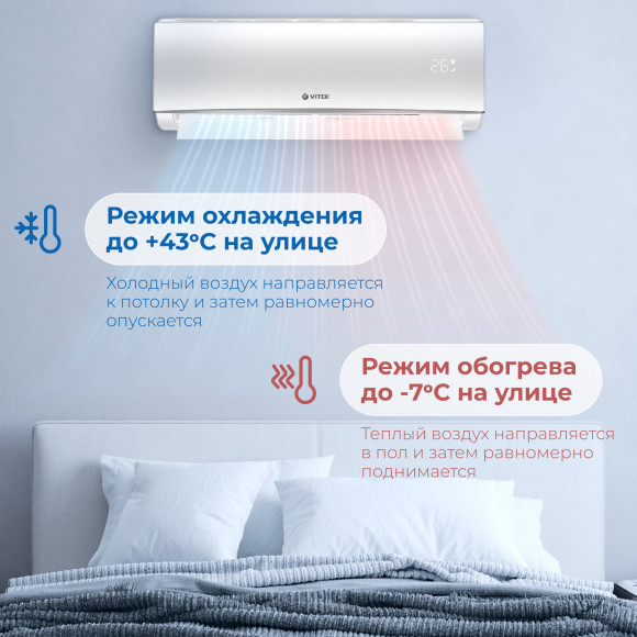 Сплит-система Vitek VT-2515 белый Сплит-система Vitek VT-2515 белый