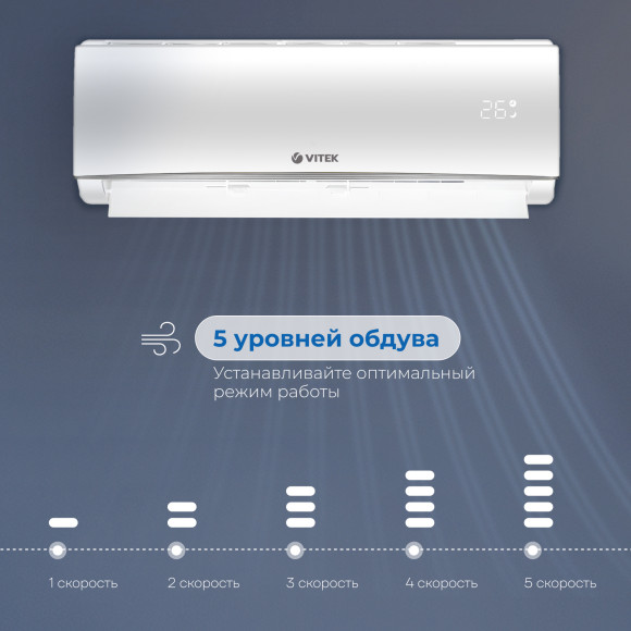 Сплит-система Vitek VT-2515 белый Сплит-система Vitek VT-2515 белый