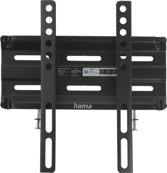 Кронштейн для телевизора Hama 00220805 черный 19"-48" макс.25кг настенный фиксированный Кронштейн для телевизора Hama 00220805 черный 19"-48" макс.25кг настенный фиксированный