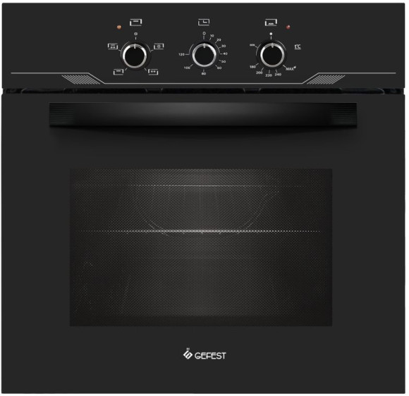 Духовой шкаф Газовый Gefest ДГЭ 621-01 черный Духовой шкаф Газовый Gefest ДГЭ 621-01 черный