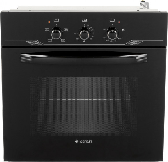 Духовой шкаф Газовый Gefest ДГЭ 621-01 черный Духовой шкаф Газовый Gefest ДГЭ 621-01 черный