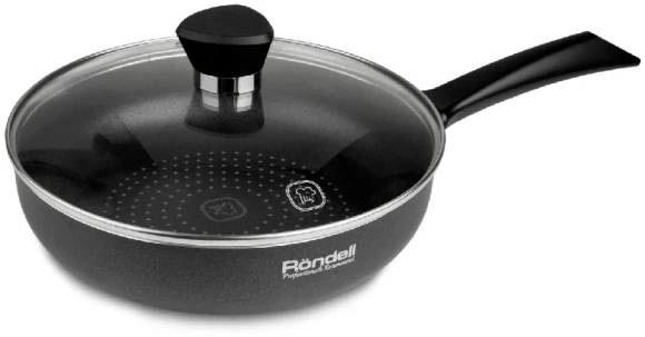 Сковорода Rondell Arabesco RDA-874 круглая 28см покрытие: Xylan Plus ручка несъемная (с крышкой) серый Сковорода Rondell Arabesco RDA-874 круглая 28см покрытие: Xylan Plus ручка несъемная (с крышкой) серый
