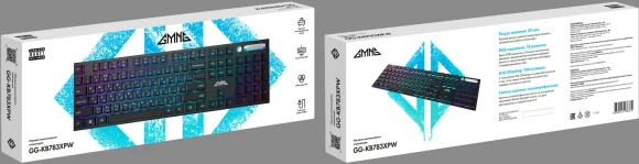 Клавиатура GMNG GG-KB783XPW механическая черный USB беспроводная BT/Radio Multimedia for gamer LED (1910520)