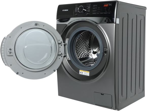 Стиральная машина Hyundai WFE8408 Dark Gray класс: A+++ загр.фронтальная макс.:8кг черный инвертор Стиральная машина Hyundai WFE8408 Dark Gray класс: A+++ загр.фронтальная макс.:8кг черный инвертор