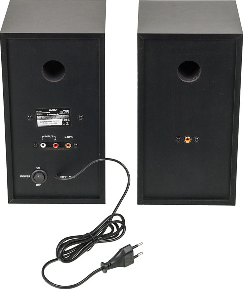 Колонки Sven SPS-702 2.0 черный 40Вт