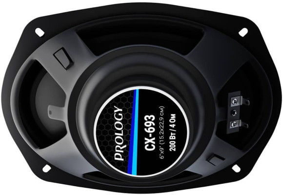 Колонки автомобильные Prology CX-693 200Вт 90дБ 4Ом 15x23см (6x9дюйм) (ком.:2кол.) коаксиальные трехполосные Колонки автомобильные Prology CX-693 200Вт 90дБ 4Ом 15x23см (6x9дюйм) (ком.:2кол.) коаксиальные трехполосные