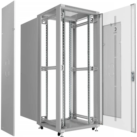 Шкаф коммутационный Cabeus (ND-05C-42U80/80-BK) напольный 42U 800x800мм пер.дв.перфор. задн.дв.перфор. 800кг черный 700мм 104.6кг 220град. 2055мм IP20 сталь Шкаф коммутационный Cabeus (ND-05C-42U80/80-BK) напольный 42U 800x800мм пер.дв.перфор. задн.дв.перфор. 800кг черный 700мм 104.6кг 220град. 2055мм IP20 сталь