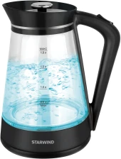 Чайник электрический Starwind SKG2116 1.8л. 1700Вт черный/прозрачный корпус: стекло Чайник электрический Starwind SKG2116 1.8л. 1700Вт черный/прозрачный корпус: стекло