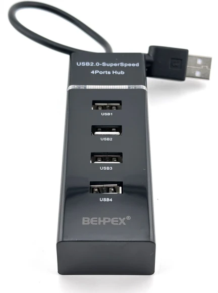 Разветвитель USB 2.0 BPH-920 4порт. черный Разветвитель USB 2.0 BPH-920 4порт. черный