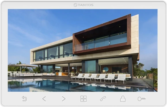 Видеодомофон Tantos Amelie Slim HD SE белый