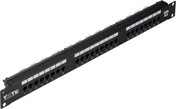 Патч-панель Lanmaster TWT-PPI25TEL11 19" 1U 25xRJ-11 кат.3