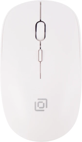 Клавиатура + мышь Оклик 240M клав:белый мышь:белый USB беспроводная slim Multimedia (1091258)