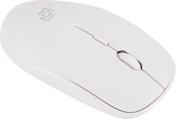 Клавиатура + мышь Оклик 240M клав:белый мышь:белый USB беспроводная slim Multimedia (1091258)