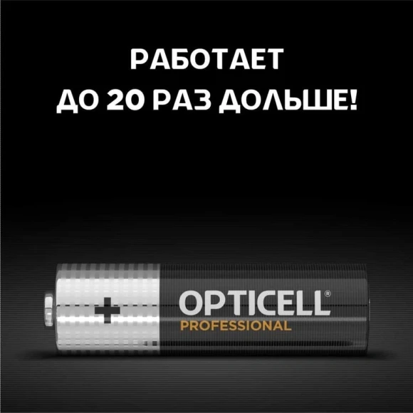 Батарея Opticell Professional LR6 AA (4шт) блистер