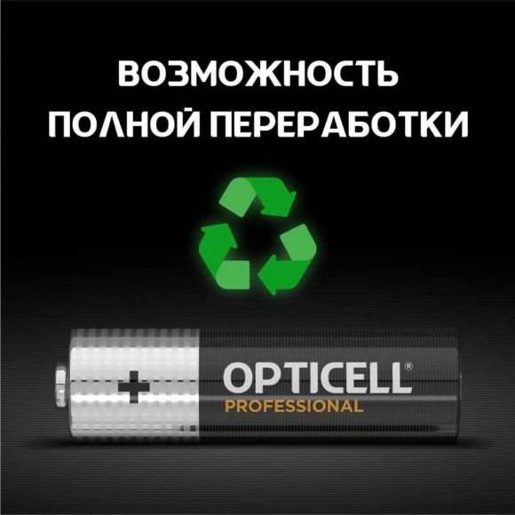 Батарея Opticell Professional LR6 AA (4шт) блистер