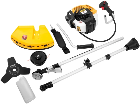 Триммер бензиновый Denzel DR-52S 3л.с. разбор.штан. реж.эл.:леска/нож