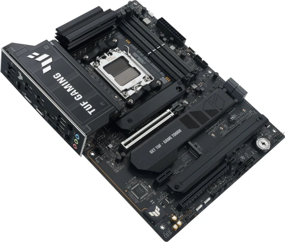Материнская плата Asus TUF GAMING X870E-PLUS WIFI7 Socket AM5 AMD X870E 4xDDR5 ATX AC`97 8ch(7.1) 2.5Gg RAID+HDMI