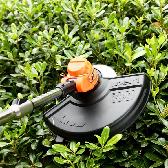 Триммер электрический Deko DKTR21 Max аккум. неразбор.штан. реж.эл.:нож