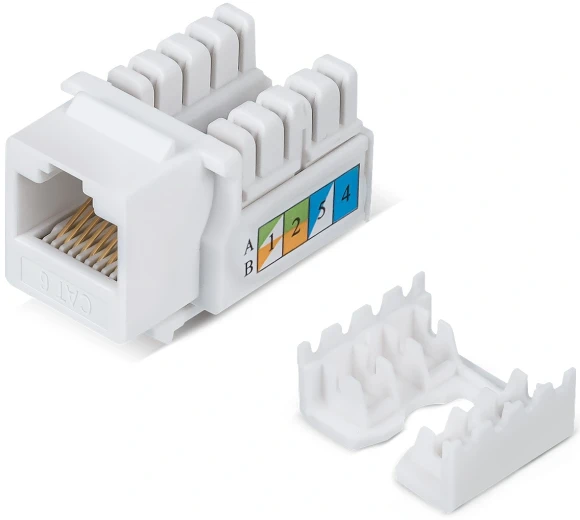 Модуль Cabeus KJ-RJ45-CAT.5E-90 информ. KeystoneRJ45 кат.5E бронз.