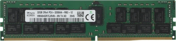 Память DDR4 Hynix HMA84GR7CJR4N-XNT4 32Gb RDIMM ECC Reg Non Pull PC4-25600 CL22 3200MHz Память DDR4 Hynix HMA84GR7CJR4N-XNT4 32Gb RDIMM ECC Reg Non Pull PC4-25600 CL22 3200MHz