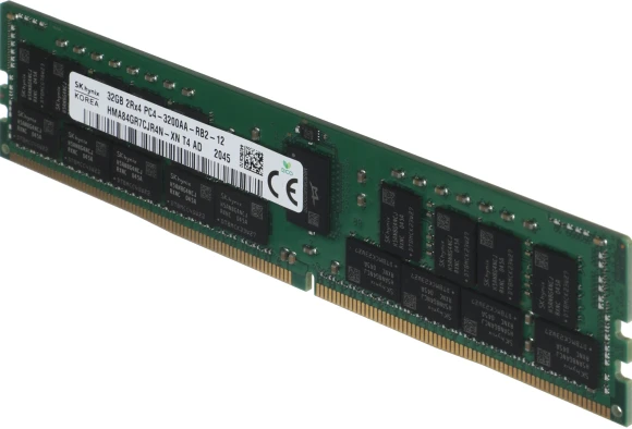 Память DDR4 Hynix HMA84GR7CJR4N-XNT4 32Gb RDIMM ECC Reg Non Pull PC4-25600 CL22 3200MHz Память DDR4 Hynix HMA84GR7CJR4N-XNT4 32Gb RDIMM ECC Reg Non Pull PC4-25600 CL22 3200MHz