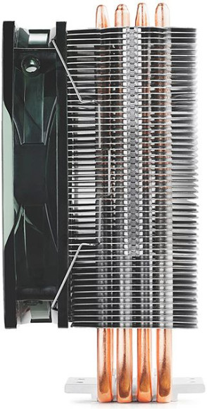 Устройство охлаждения(кулер) Deepcool Gammaxx 400 Blue Basic одноцветная Soc-AM5/AM4/1200/1700/1851 черный 4-pin 18-30dB Al+Cu 130W 640gr Ret (DP-MCH4-GMX400P-BL)