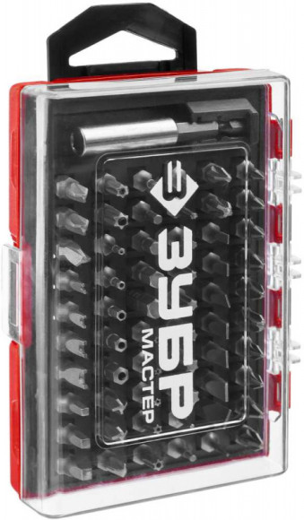 Набор бит Зубр 26089-H61 (61пред.) для шуруповертов