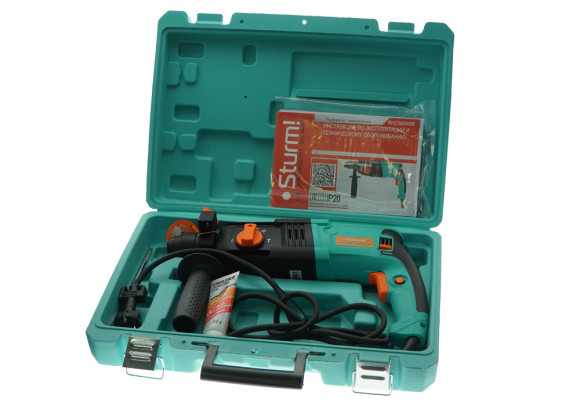 Перфоратор Sturm! RH25804BR патрон:SDS-plus уд.:3Дж 800Вт (кейс в комплекте)