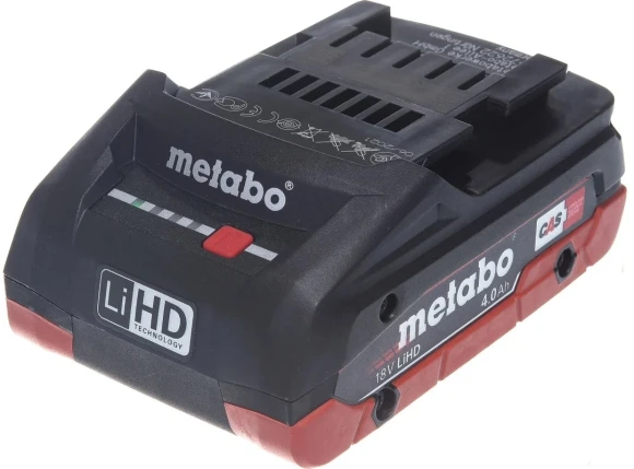 Батарея аккумуляторная Metabo LiHD 18В 4Ач Li-Ion (625367000) Батарея аккумуляторная Metabo LiHD 18В 4Ач Li-Ion (625367000)