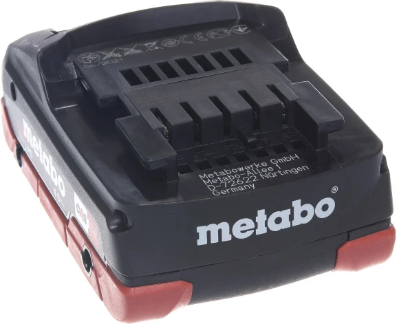 Батарея аккумуляторная Metabo LiHD 18В 4Ач Li-Ion (625367000) Батарея аккумуляторная Metabo LiHD 18В 4Ач Li-Ion (625367000)