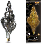 Лампа светодиодная Gauss Filament Vintage 6Вт цок.:E27 шар 220B св.свеч.бел.нейт. (упак.:1шт) (154802205) Лампа светодиодная Gauss Filament Vintage 6Вт цок.:E27 шар 220B св.свеч.бел.нейт. (упак.:1шт) (154802205)