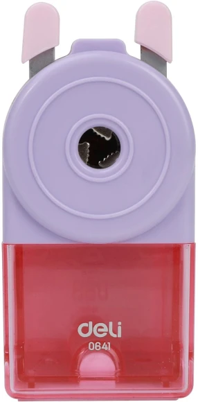 Точилка для карандашей механическая Deli E0641 miYou 1 отверстие пластик ассорти