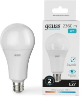 Лампа светодиодная Gauss Globe Elementary 35Вт цок.:E27 груша 220B св.свеч.бел.теп. А67 (упак.:10шт) (70215) Лампа светодиодная Gauss Globe Elementary 35Вт цок.:E27 груша 220B св.свеч.бел.теп. А67 (упак.:10шт) (70215)