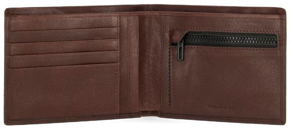 Кошелек мужской Piquadro Harper PU5760APR/TM темно-коричневый натур.кожа Кошелек мужской Piquadro Harper PU5760APR/TM темно-коричневый натур.кожа