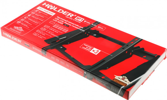 Кронштейн для телевизора Holder T4925-B черный 26"-55" макс.45кг настенный наклон