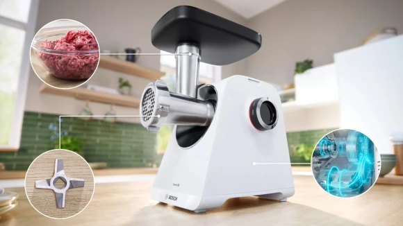 Мясорубка Bosch MFWS607W 2100Вт белый