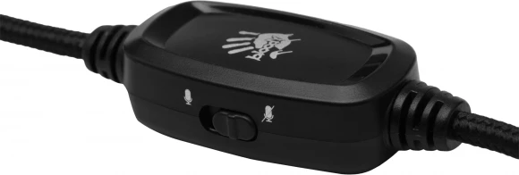 Наушники с микрофоном A4Tech Bloody G260p черный 2м мониторные USB оголовье (G260P)