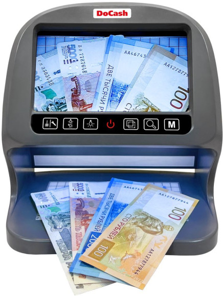 Детектор банкнот DoCash Big D 14599 просмотровый мультивалюта