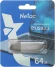 Флеш Диск Netac 64GB U352 NT03U352N-064G-32PN USB3.0 серебристый