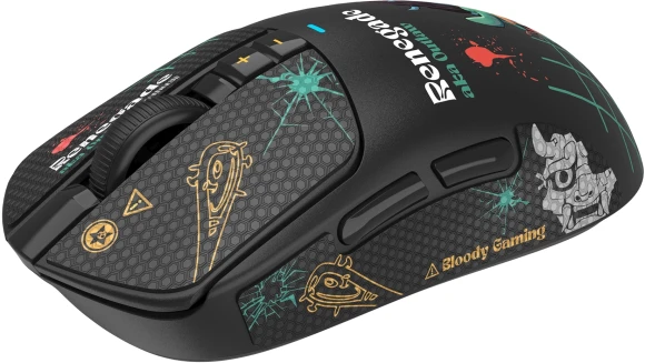 Мышь A4Tech Bloody R72 Ultra Duo Renegade черный оптическая 20000dpi беспров. USB/USB-C 7but Мышь A4Tech Bloody R72 Ultra Duo Renegade черный оптическая 20000dpi беспров. USB/USB-C 7but