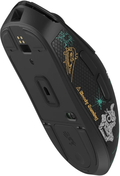 Мышь A4Tech Bloody R72 Ultra Duo Renegade черный оптическая 20000dpi беспров. USB/USB-C 7but Мышь A4Tech Bloody R72 Ultra Duo Renegade черный оптическая 20000dpi беспров. USB/USB-C 7but