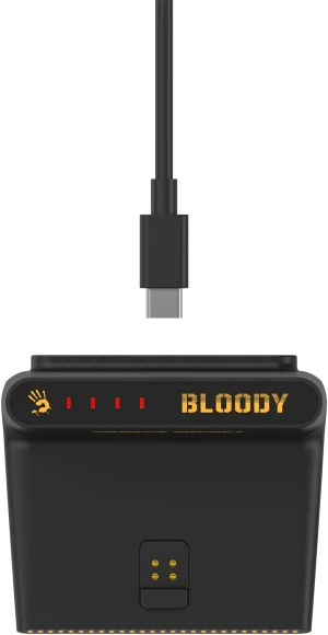 Мышь A4Tech Bloody R72 Ultra Duo Renegade черный оптическая 20000dpi беспров. USB/USB-C 7but Мышь A4Tech Bloody R72 Ultra Duo Renegade черный оптическая 20000dpi беспров. USB/USB-C 7but