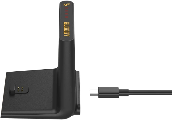 Мышь A4Tech Bloody R72 Ultra Duo Renegade черный оптическая 20000dpi беспров. USB/USB-C 7but Мышь A4Tech Bloody R72 Ultra Duo Renegade черный оптическая 20000dpi беспров. USB/USB-C 7but